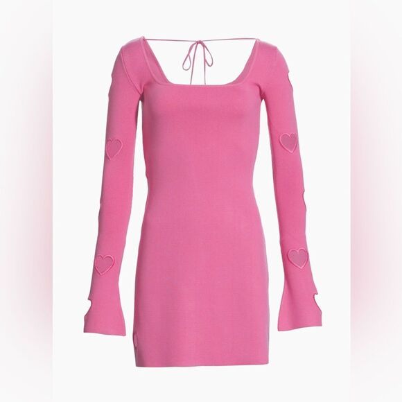 Mach & Mach Gaia Heart Cut-Out Minidress size M - Picture 6 of 15